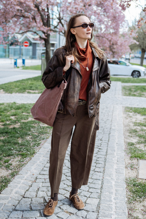 Papírový shopper malý // pudrová — foto 4