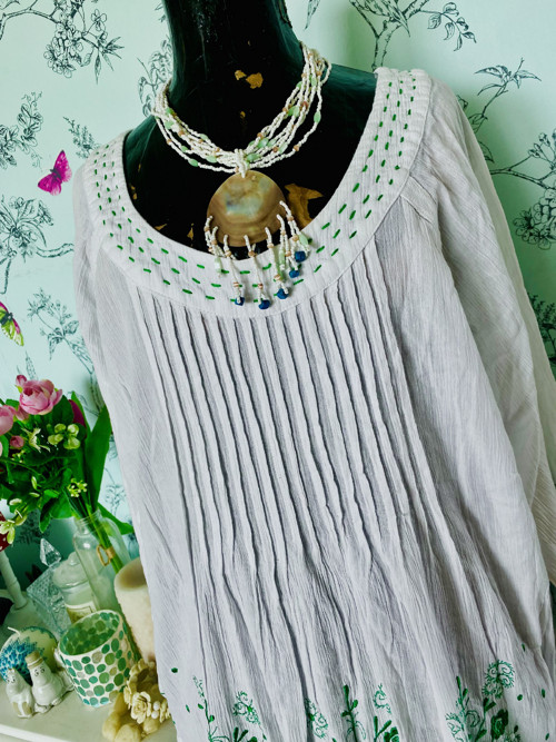 Tunika boho vyšívaná — foto 2