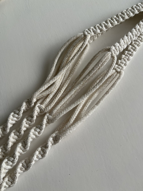 Macrame závěsný květináč — foto 5