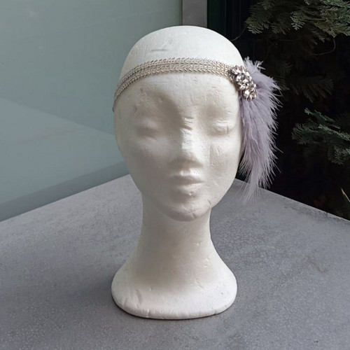 Great Gatsby Silver... čelenka — foto 4