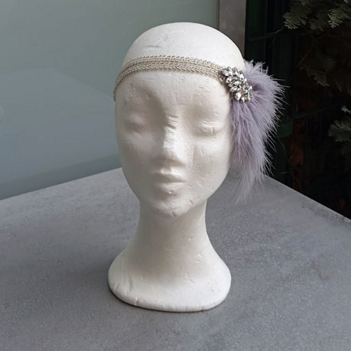 Great Gatsby Silver... čelenka — foto 3