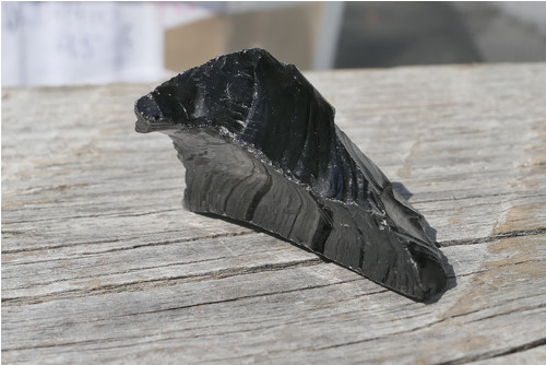 Surový obsidián černý V3842 — foto 4