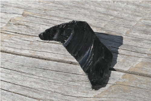 Surový obsidián černý V3842 — foto 3