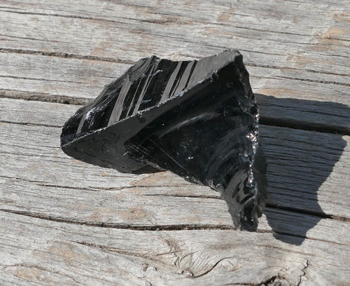 Surový obsidián černý V3842 — foto 5