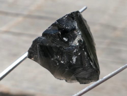 Surový obsidián černý V3845 — foto 3