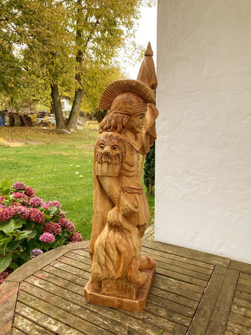 Dřevěná socha sv. Floriána — foto 2