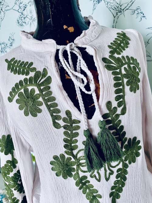 Halenka boho vyšívaná — foto 4