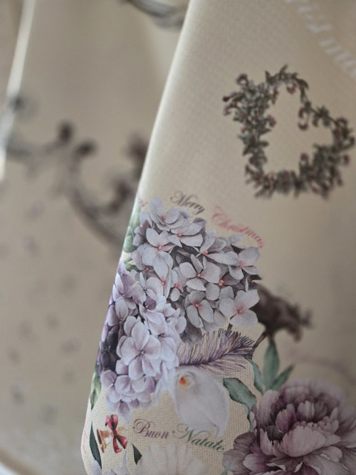 Sada vánočních shabby chic utěrek — foto 5