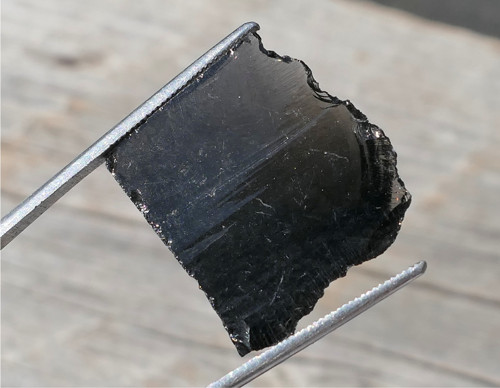 Surový obsidián černý V3850 — foto 3