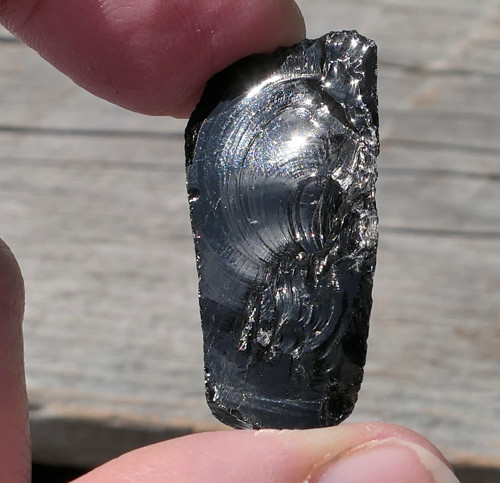 Surový obsidián černý V3853 — foto 3