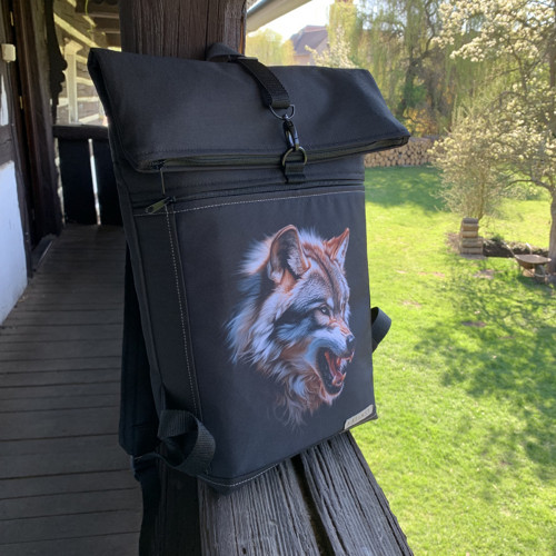 Vlk 3 + přední kapsa na zip — foto 4