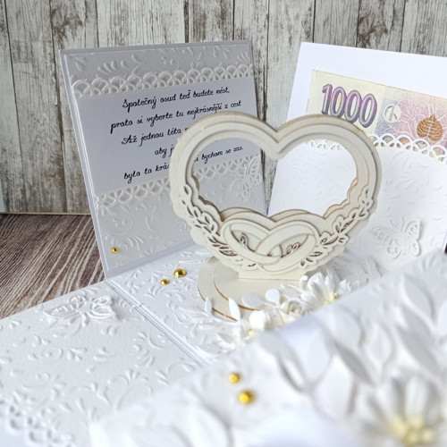 Darovací krabička svatební pure — foto 4