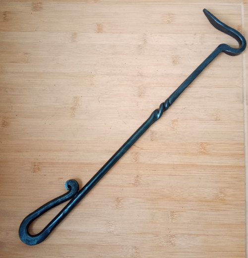 Kovaný pohrabáč 47,5 cm — foto 3