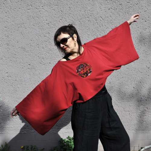 Mikina-crop s nitěnou duší — foto 5