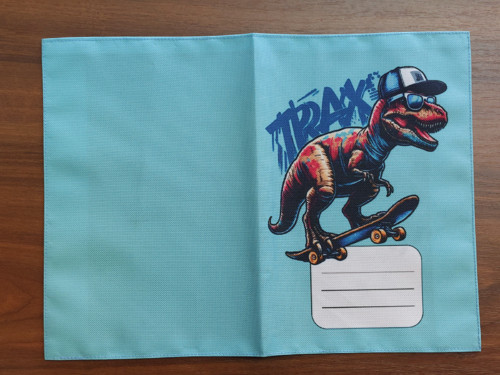 Obal na sešit A5 - dinosaurus — foto 2