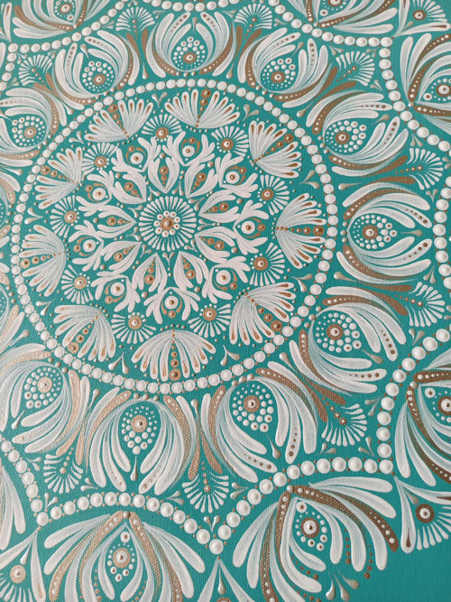 Mandala " Harmonie " - 50 x 50 cm — foto 3