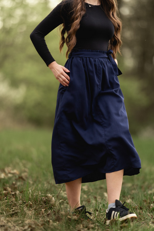 Sukně Frida tmavě modrá — foto 4
