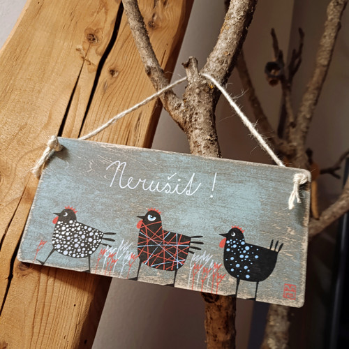 Cedule Nerušit, original — foto 6