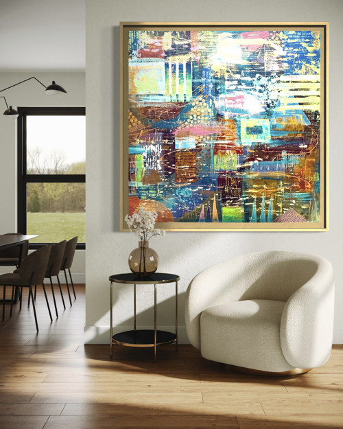 City Pulse, 100x100cm — foto 2