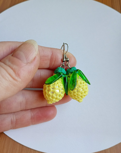 Náušnice... Citronky — foto 4