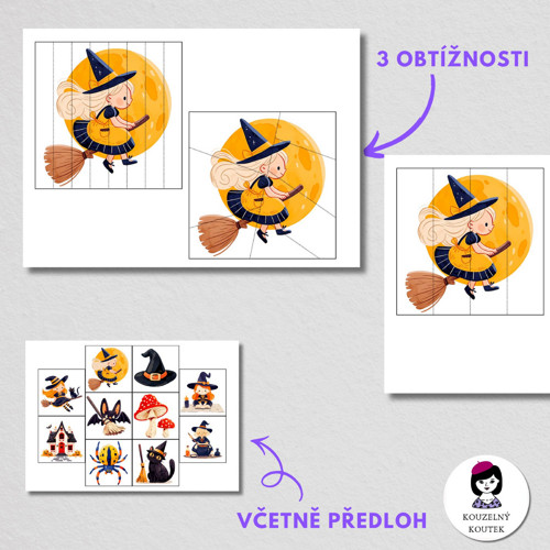 Čarodějné puzzle | Pálení čarodějnic — foto 2