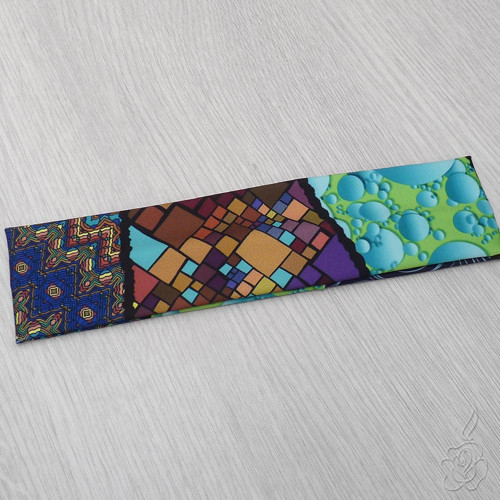 Barevná elastická čelenka - Pop-art — foto 2