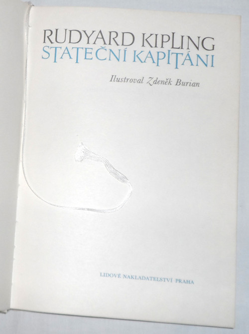 Rudyard Kipling: STATEČNÍ KAPITÁNI, 1970 — foto 2