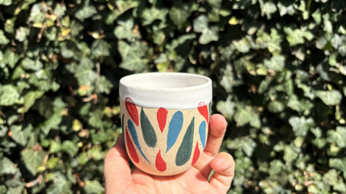 Kalíšek cappuccino ornament — foto 4