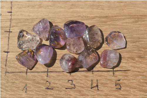 Ametyst s rutilem- sada V3936 — foto 2