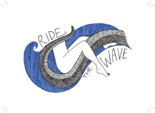 Autorský tisk A5: Ride the wave — foto 2