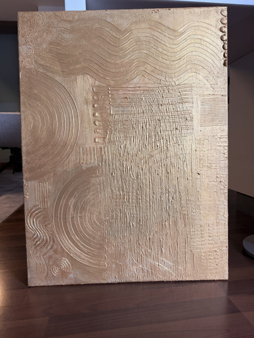 Golden waves, 60x80cm — foto 3