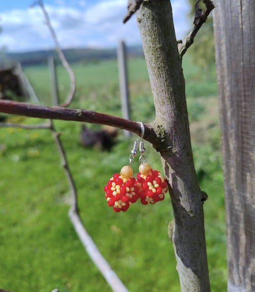 Náušnice kuličky — foto 4