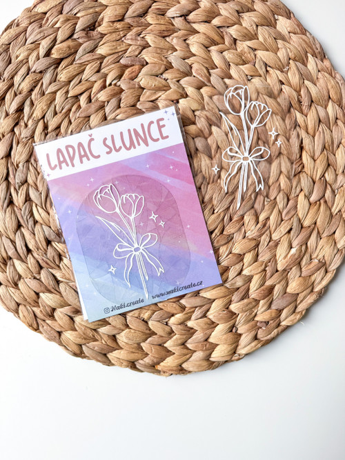 Lapač slunce suncatcher – Tulipány — foto 2