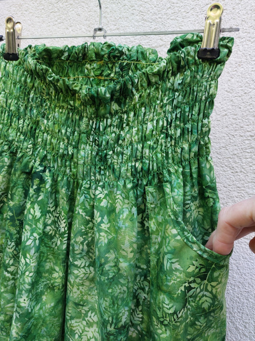 Turecké kalhoty zelené-bali batik — foto 5