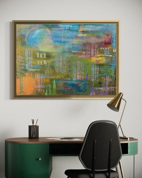 Vibrant City II, 70x50cm — foto 2