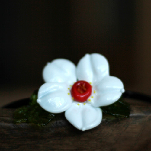 Náhrdelník Narciska - sklo — foto 3