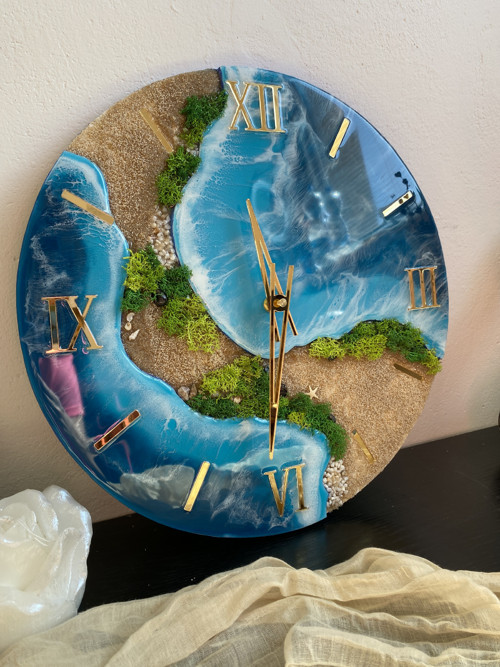 Nástěnné hodiny „Kousek oceánu“ — foto 6