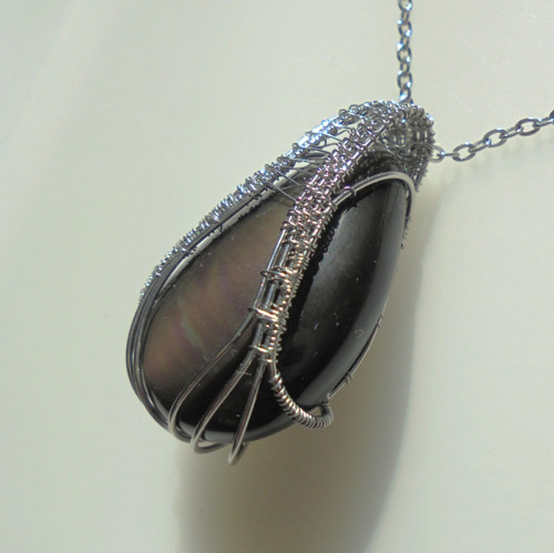 Přívěsek - Duhový Obsidian /2 — foto 3