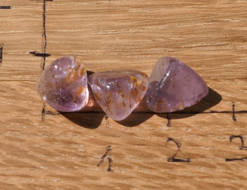 Ametyst s rutilem- sada V3966 — foto 3