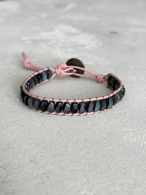 Pink soft shadow - wrap náramek pro ni — foto 5