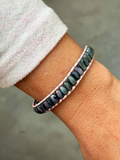 Pink soft shadow - wrap náramek pro ni — foto 4