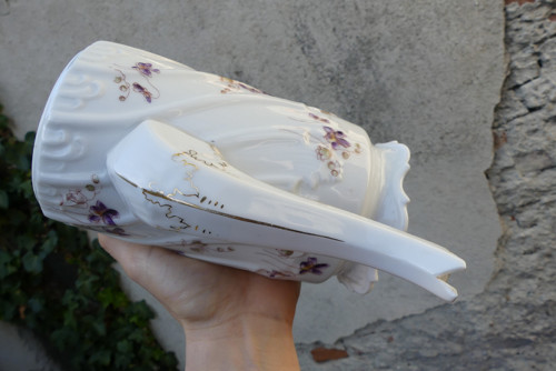 Fialky... porcelánová konvice — foto 4
