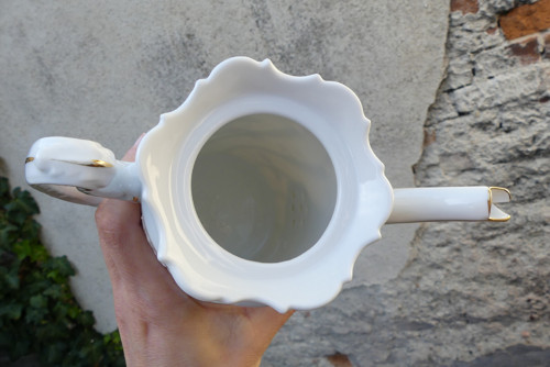 Fialky... porcelánová konvice — foto 6