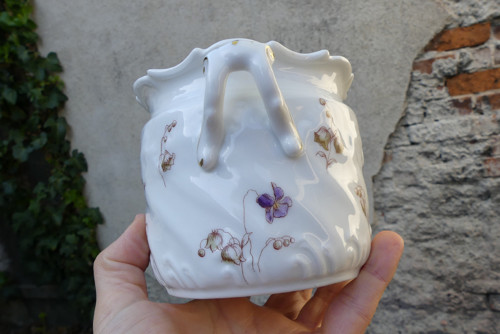 Fialky... porcelánová cukřenka — foto 3