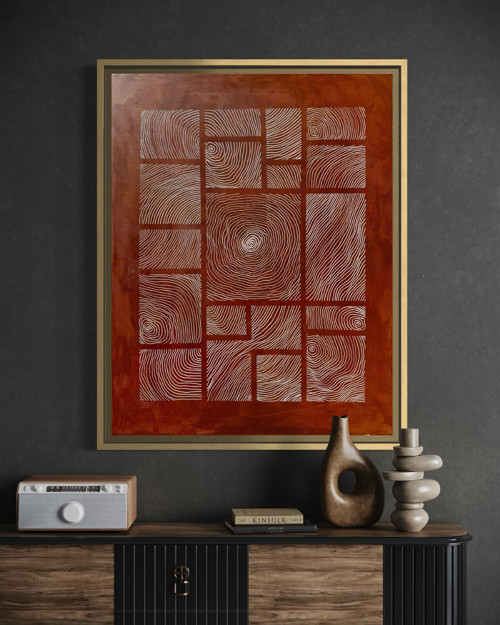Pathways and Prints, 80x100cm — foto 4