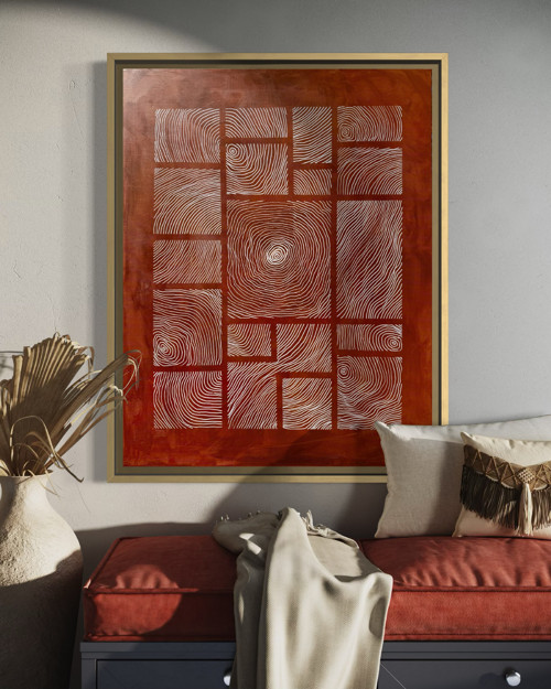 Pathways and Prints, 80x100cm — foto 6