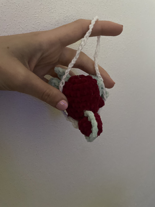 Háčkovaný Axolotl na houpačce — foto 3