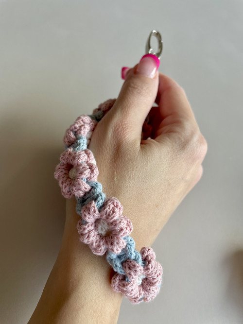 Macrame květinové poutko — foto 2