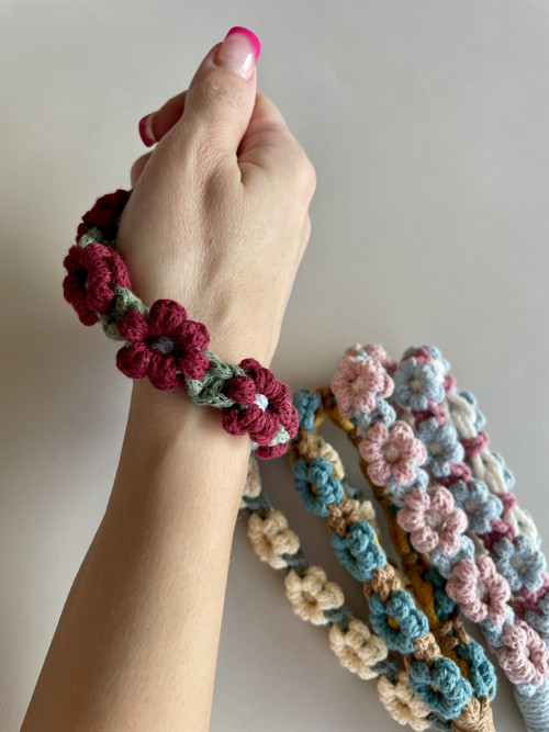 Macrame květinové poutko — foto 4