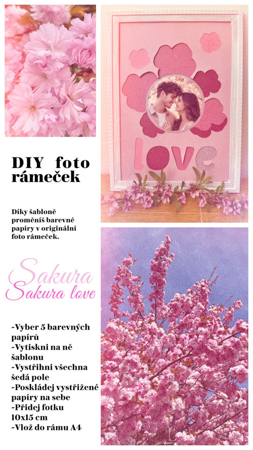Sakura love DIY foto rámeček — foto 2